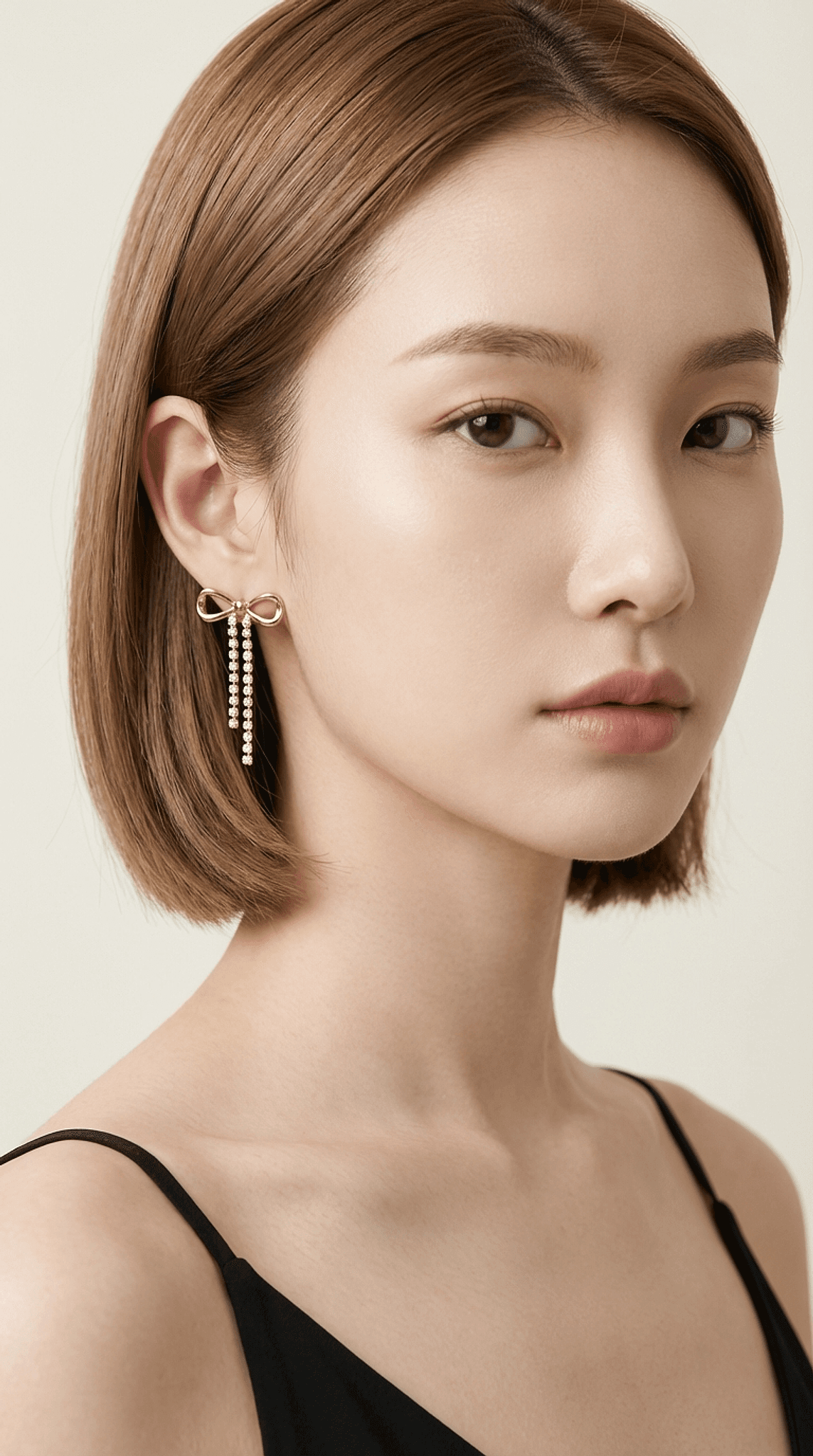 Earring render with natural lighting